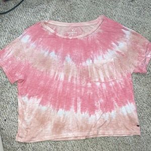 Pink tie dye tee shirt